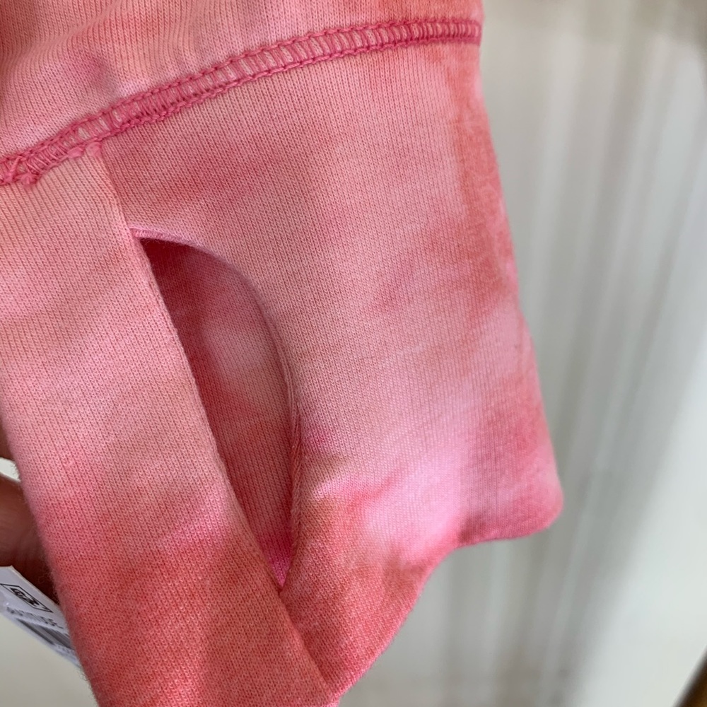 Ideology woman’s Tie Dyed Lace Up Hoodie Pink - Picture 7 of 10